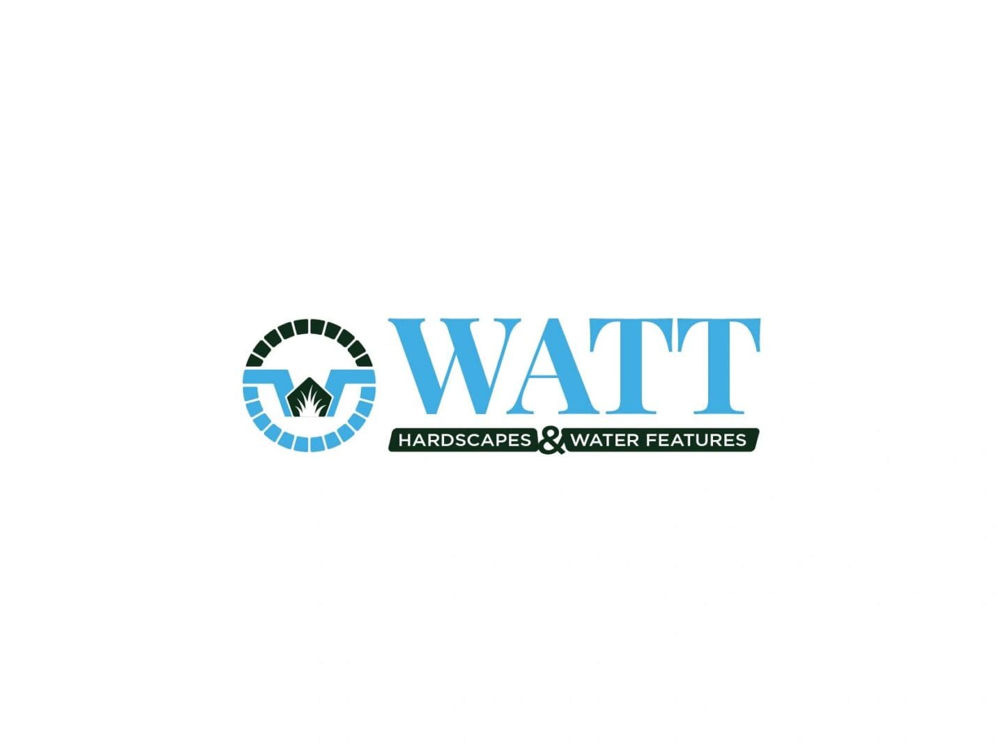 A logo of watt, the company that is selling water.